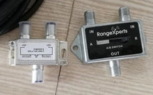 Load image into Gallery viewer, SALE! - 50ft of Coax Cable with Installed Connectors plus FREE Splitter / Combiner & A/B Switch!!
