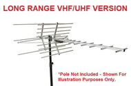Destroys 990 Mile TV Antennas (read description) - Long Range VHF & UHF Version