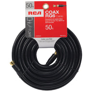 RG6 50ft TV Coax Cable with Installed Connectors