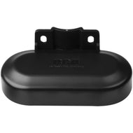 Black RCA Model TVPRAMP12E which is an outdoor signal amplifier with mounting bracket